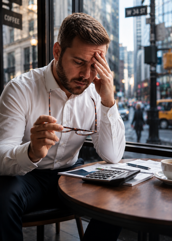 7 Myths Standing Between Men and Their Best Self: Men’s Health Month 3 busy businssessman stressed